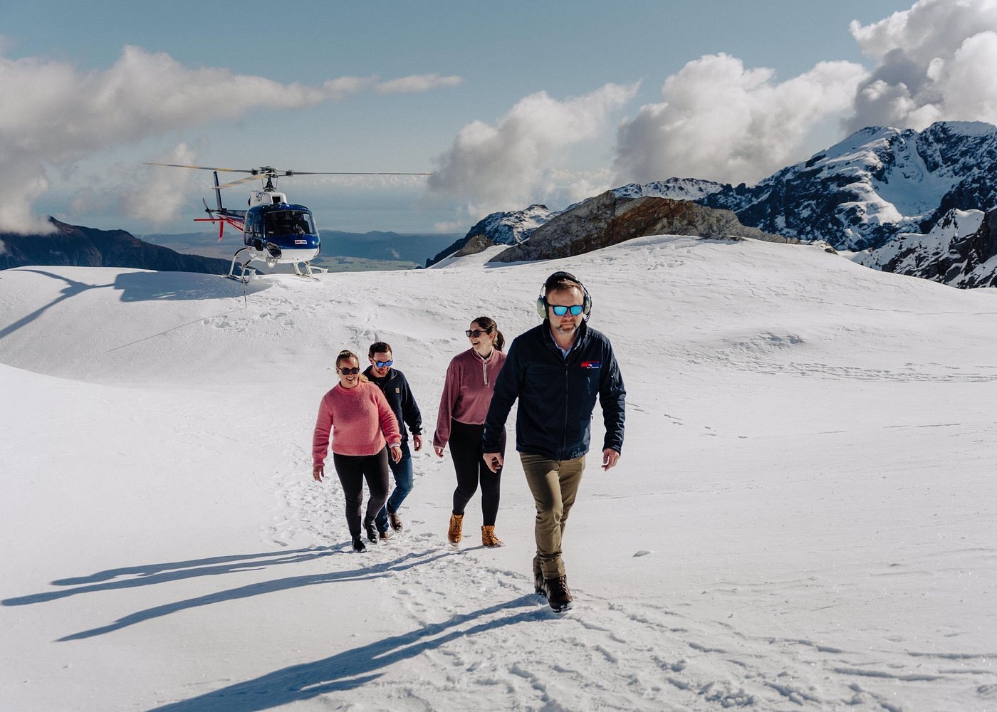 Franz Josef: Twin Glacier Helicopter Flight with Snow Landing